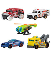 Hot Wheels Beşli Araba Seti Priority Patrol JKG09