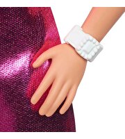 Barbie Büyüleyici Parti Bebekleri Metalik Pembe Elbiseli HYT88