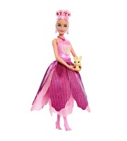 Barbie Petal Pop Lale Elbiseli Bebek JMF57