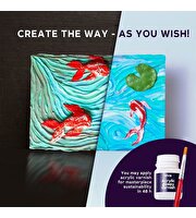 OKTO Koi Fish 3D Duyusal Sanat Seti