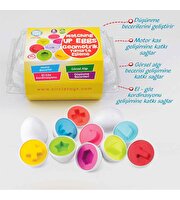 6'lı Geometrik Yumurta Eşleme Oyunu