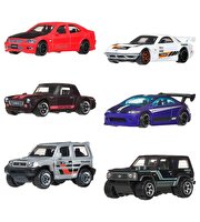 Hot Wheels 1:64 Silver Series Japon Temalı 6’lı Araba Seti JLB23
