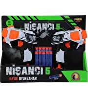 Nişancı 5 Dart Fırlatıcı 2'li Tabanca
