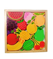 Ahşap 3D Yapboz Puzzle Sebzeler