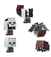 Minecraft Flipping 2'si 1 Arada Figür Spider Jockey + Spider JCN24
