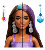 Barbie Unboxed Glam Party Serisi Mor Işıltılı Bebek JFY66