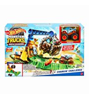 Hot Wheels Monster Trucks Arenada Rhinomite Mücadelesi Oyun Seti HTP18