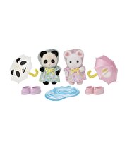 Sylvanian Families Anaokulu Arkadaşları Yağmurlu Gün İkilisi