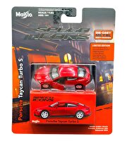 1:64 Speed Icons Koleksiyon Araçlar Porsche Taycan Turbo S Kırmızı