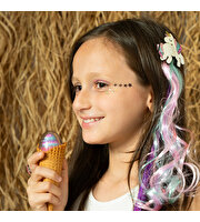 Lukky Unicorn Klipsli Mavi/Pembe Saç Tokası 35 Cm