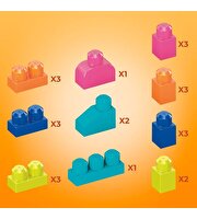 Mega Bloks Sevimli Hayvanlar Blok Kutusu Mavi Lama HDK82