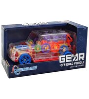 Off Road Işıklı Sesli Araba C-1A Kırmızı