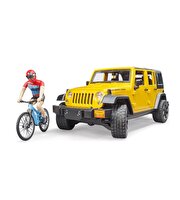 Bruder Jeep W. Rubicon ve Bisiklet Sürücüsü