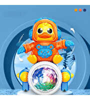 Space Duck Işıklı Müzikli Dans Eden Ördek Robot