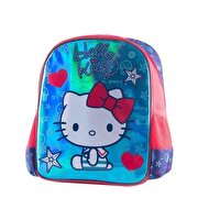Hello Kitty Anaokulu Çantası Mavi Simli