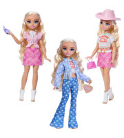 Barbie Dream Besties Festival Kombinleri Barbie Malibu Bebek ve Aksesuarları Seti JGH87