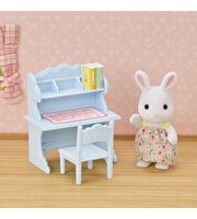 Sylvanian Families Kar Tavşanı Kız ve Çalışma Masası