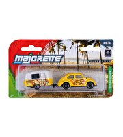 Majorette Volkswagen Römorklu Oyuncak Araba Volkswagen Beetle Sarı