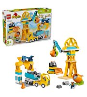 LEGO DUPLO Kasabası 3'ü 1 Arada İnşaat Sahası ve Araçları 10476
