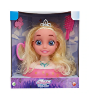 Ellisa Prenses Bebek Büst Seti Sarı Saçlı