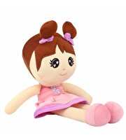 Prenses Bebek Peluş Kahverengi Saçlı