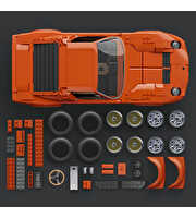 Mattel Brick Shop Hot Wheels ’71 Lamborghini Miura P400 SV Yapım Seti JHF61