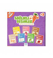 Sağlıklı Besinler Eğitici Oyun Kartları