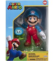 Ni̇ntendo Super Mari̇o Fi̇gürü Buz Mari̇o Ve Çi̇çek10 Cm