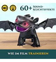 Sesli ve Işıklı Ejderhanı Nasıl Eğitirsin İnteraktif Toothless Dişsiz Figür