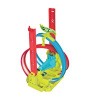 Hot Wheels Neon Yarışlar Çifte Çemberde Yarış Seti HPC05
