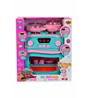 Sesli ve Işıklı Pilli Ocak Ve Fırın Seti