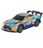 1:20 Işıklı ve Sesli Aurora Yarış Arabası Turuncu Mavi