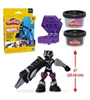 Play Doh Marvel Figürü ve Oyun Hamuru Seti Black Panther G0055