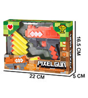 Pixel Gün Dart Atan Tabanca Turuncu 20 Cm