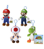 Super Mario 12,5 Cm Peluş Anahtarlık Luigi