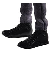 Barbie Yakışıklı Ken Bebekler Mor Saçlı ve Ekose Gömlekli GYB05