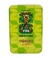 FIFA World Cup 2026 Adrenalyn XL Trading Card Metal Kutu Yeşil