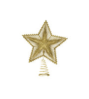 Yılbaşı Ağacı Tepe Süsü Yıldızı Gold