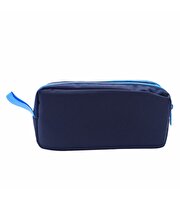 Bubbles Triangle Kalem Çantası Mavi Lacivert