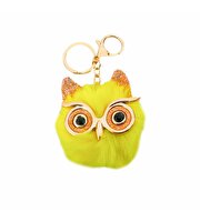 Baykuş Peluş Anahtarlık Sarı