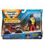 Monster Jam 1:64 Ölçekli Canavar Kamyon ve Captain Black