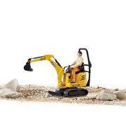 Bruder Jcb Mikro Ekskavatör 8010 Cts ve İnşaat İşçisi