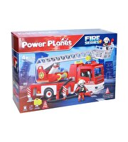 Power Planet Merdivenli İtfaiye Kamyonu Yapı Seti