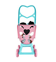 Bebek Arabalı Bez Bebek