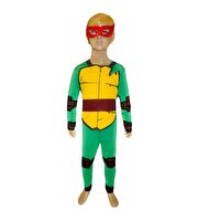 Ninja Kaplumbağalar Kırmızı Maskeli Kostüm 7-9 Yaş