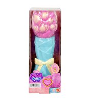 Barbie Petal Pop Lale Elbiseli Bebek JMF57