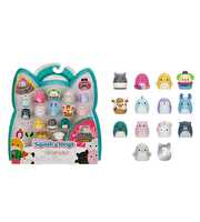Squishmallows Squish A Longs 14 Figür + Yüzük Seti Seri 2 Set 2