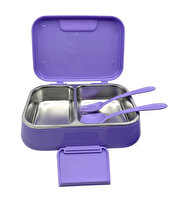 Kuromi Çelik 2 Bölmeli Beslenme Kutusu