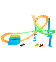 Hot Wheels Akrobasi Pistleri Neon Yarışçılar Kasırga Çarpışması Pist Seti JMG50