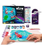 OKTO Koi Fish 3D Duyusal Sanat Seti